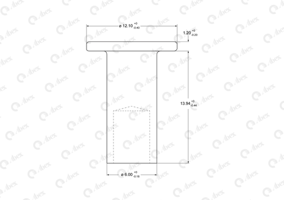 Nit, material frictiune saboti frana 92055 ABEX