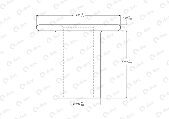 Nit, material frictiune saboti frana 93057 ABEX