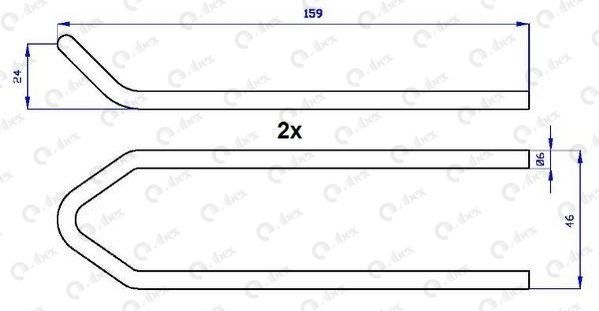 Set accesorii, placute frana FAC169 ABEX