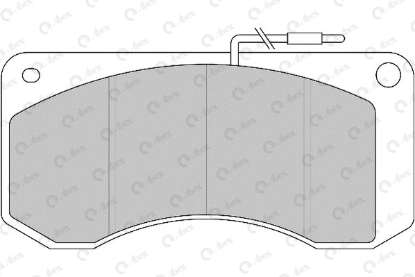 Set placute frana,frana disc G6396 ABEX