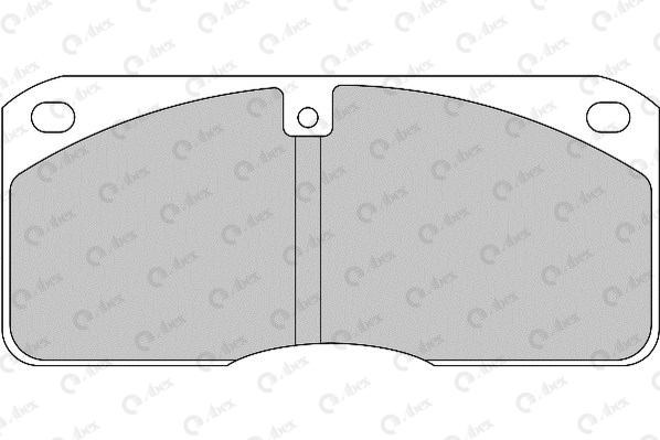 Set placute frana,frana disc G6398 ABEX