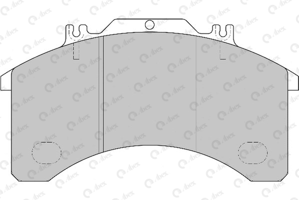 Set placute frana,frana disc G6488 ABEX