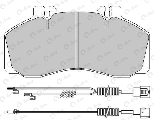 Set placute frana,frana disc G6494 ABEX
