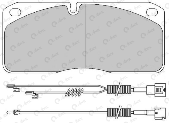 Set placute frana,frana disc G6495 ABEX