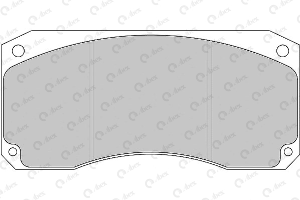 Set placute frana,frana disc G6500 ABEX