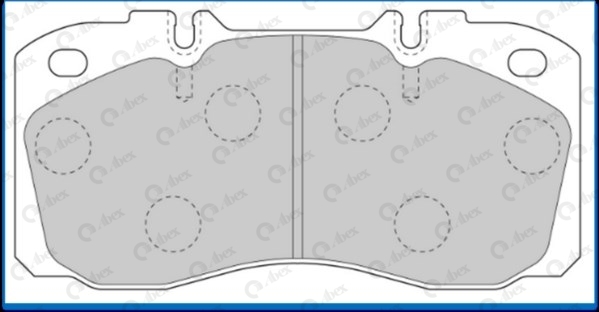 Set placute frana,frana disc G6727 ABEX