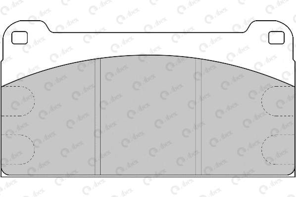 Set placute frana,frana disc G6731 ABEX