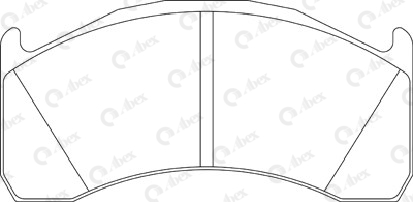 Set placute frana,frana disc G6889 ABEX