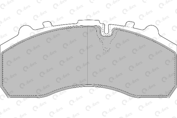 Set placute frana,frana disc G6910FE ABEX