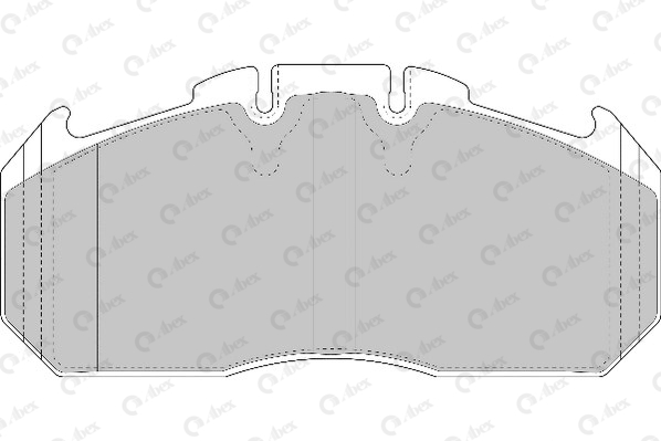 Set placute frana,frana disc G6920FE ABEX