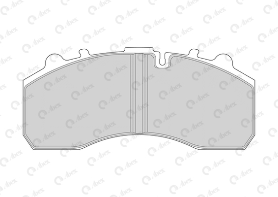 Set placute frana,frana disc G6953FE ABEX
