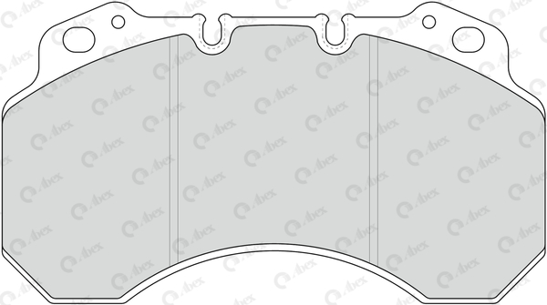 Set placute frana,frana disc G6958 ABEX