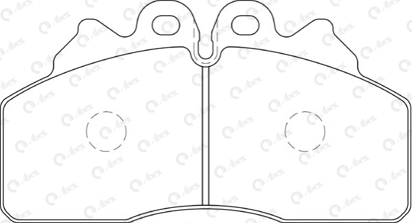 Set placute frana,frana disc G6969 ABEX