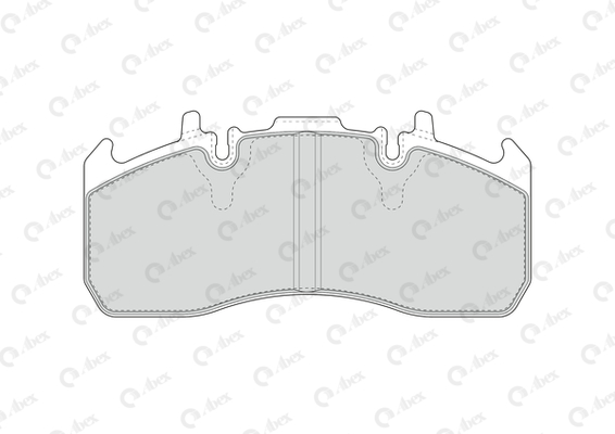 Set placute frana,frana disc G6984 ABEX
