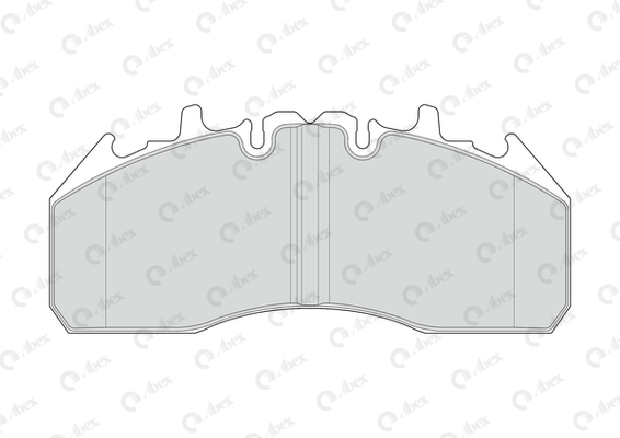 Set placute frana,frana disc G6985FE ABEX
