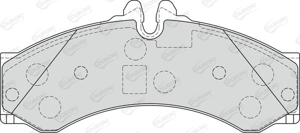 Set placute frana,frana disc DBP221879 DURON
