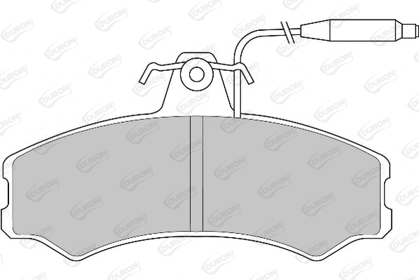 Set placute frana,frana disc DBP230287 DURON