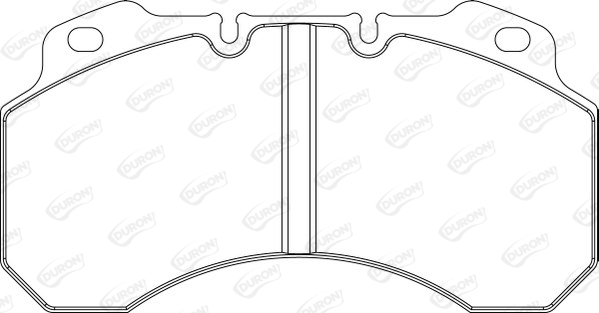 Set placute frana,frana disc DCV1159B DURON