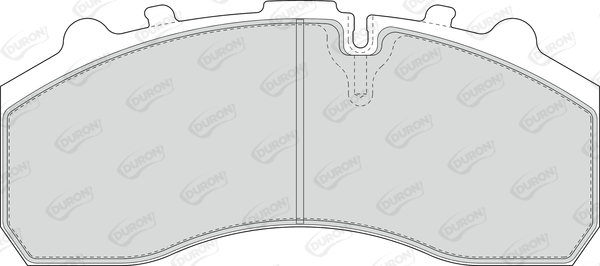 Set placute frana,frana disc DCV1373BFE DURON