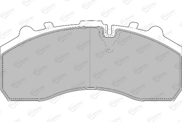 Set placute frana,frana disc DCV1598BFE DURON