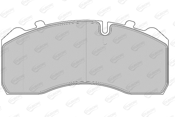 Set placute frana,frana disc DCV1792BFE DURON