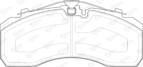Set placute frana,frana disc DCV4296PTS DURON