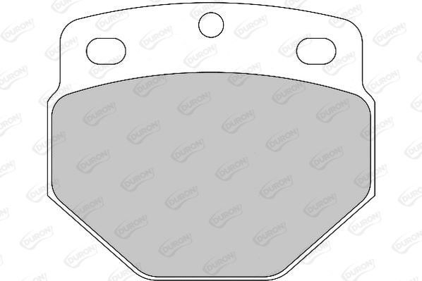 Set placute frana,frana disc DCV594 DURON