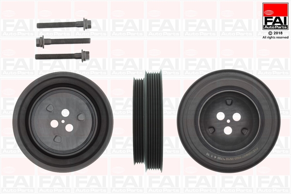 Set fulie, arbore cotit FVD1009K FAI AutoParts