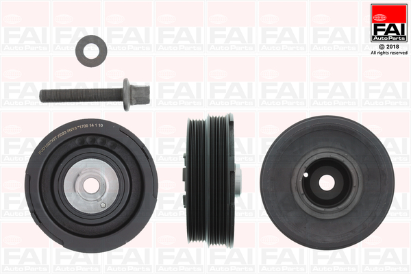 Set fulie, arbore cotit FVD1027K FAI AutoParts