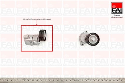 Brat tensionare, curea trapezoidala T1007 FAI AutoParts