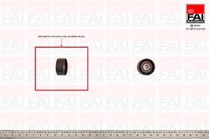 Rola ghidare/conducere, curea transmisie T1017 FAI AutoParts