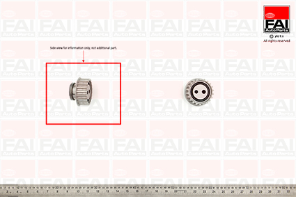 rola intinzator,curea distributie T7611 FAI AutoParts