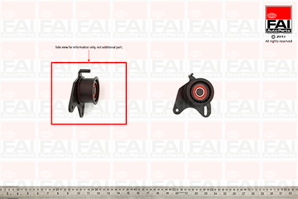 rola intinzator,curea distributie T9256 FAI AutoParts
