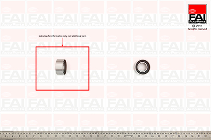 rola intinzator,curea distributie T9276 FAI AutoParts