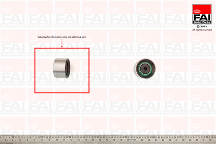 Rola ghidare/conducere, curea distributie T9281 FAI AutoParts