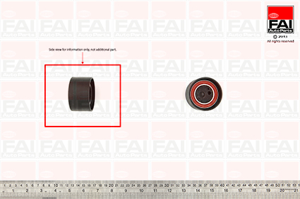 rola intinzator,curea distributie T9335 FAI AutoParts