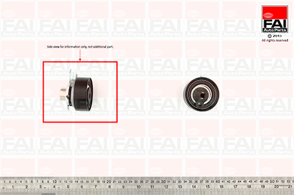 rola intinzator,curea distributie T9398 FAI AutoParts