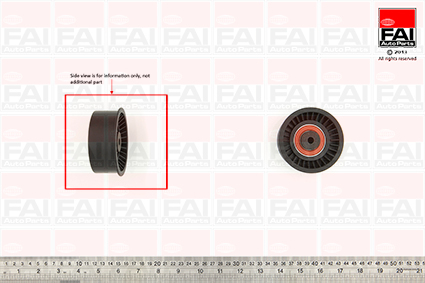 Rola ghidare/conducere, curea distributie T9501 FAI AutoParts