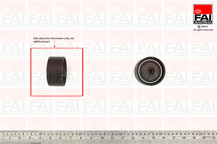 Rola ghidare/conducere, curea distributie T9519 FAI AutoParts