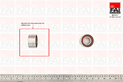 rola intinzator,curea distributie T9557 FAI AutoParts