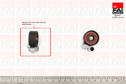 rola intinzator,curea distributie T9567 FAI AutoParts