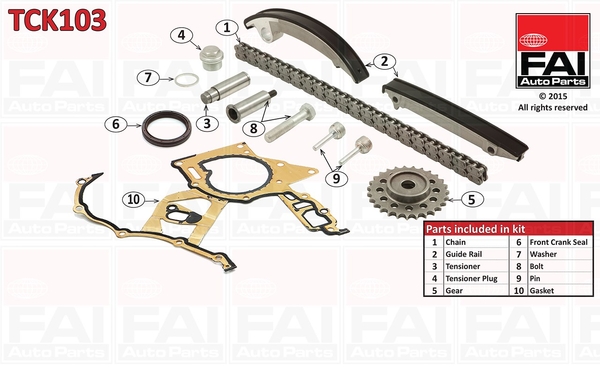 Chit lant de distributie TCK103 FAI AutoParts