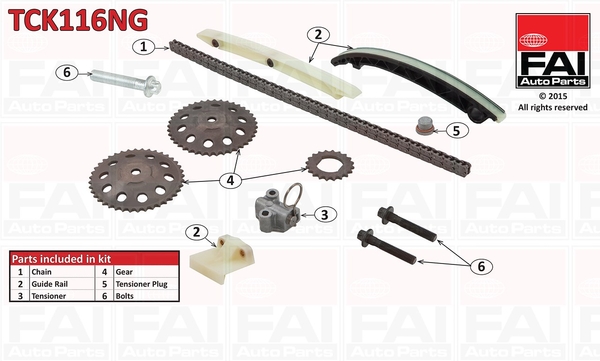 Chit lant de distributie TCK116NG FAI AutoParts