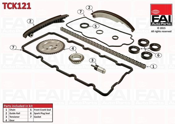 Chit lant de distributie TCK121 FAI AutoParts