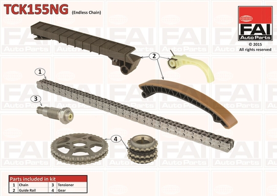 Chit lant de distributie TCK155NG FAI AutoParts