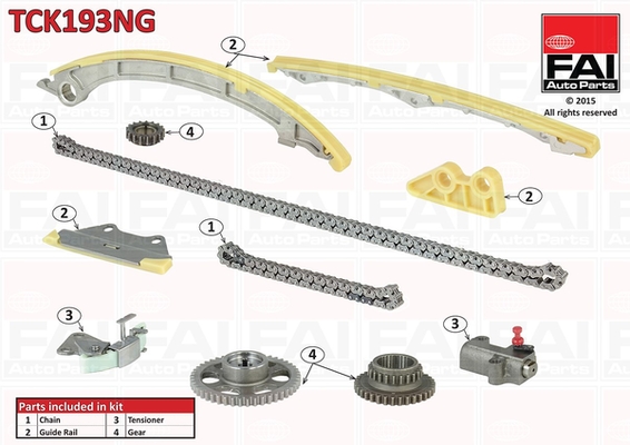 Chit lant de distributie TCK193NG FAI AutoParts