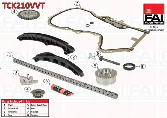 Chit lant de distributie TCK210VVT FAI AutoParts