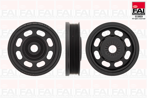 Fulie curea, arbore cotit FVD1143 FAI AutoParts