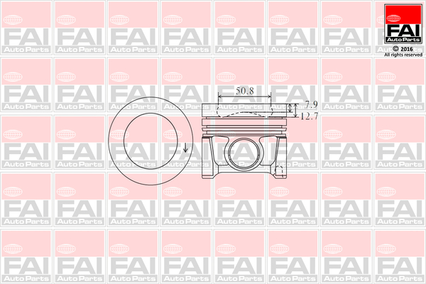 Piston PK1-000 FAI AutoParts