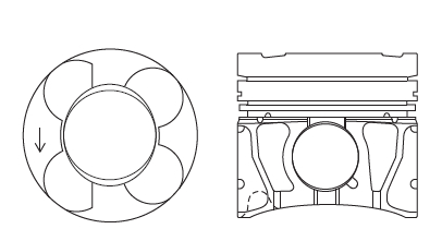 Piston PK24-000 FAI AutoParts